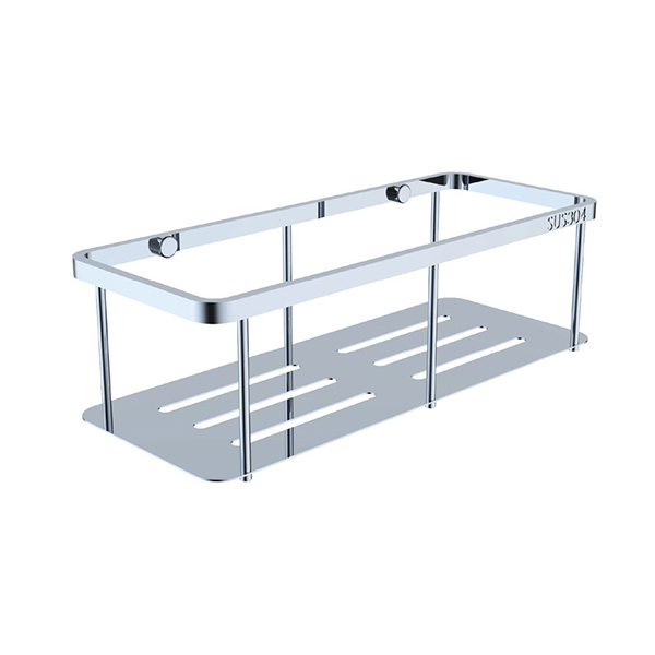 Kệ góc để dầu gội 3 tầng Đồng mạ Crom bóng Miken MKK-5825 (58x25x25x6cm) - Image 5