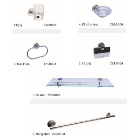 Kệ góc đồng mạ vàng Đình Quốc 68011 - Image 6