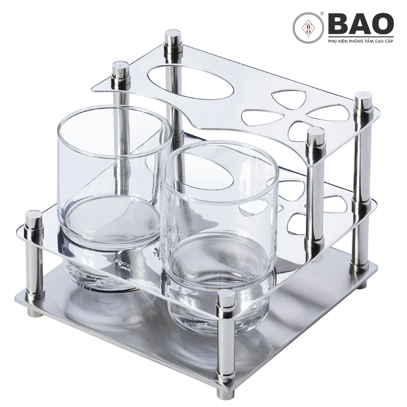 Kệ kính dưới gương mạ vàng BAO BN 700V - Image 4
