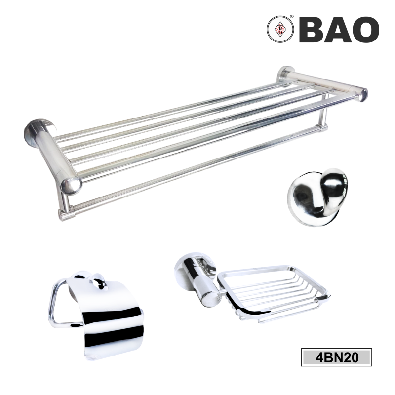 Kệ kính dưới gương mạ vàng BAO BN 700V - Image 4