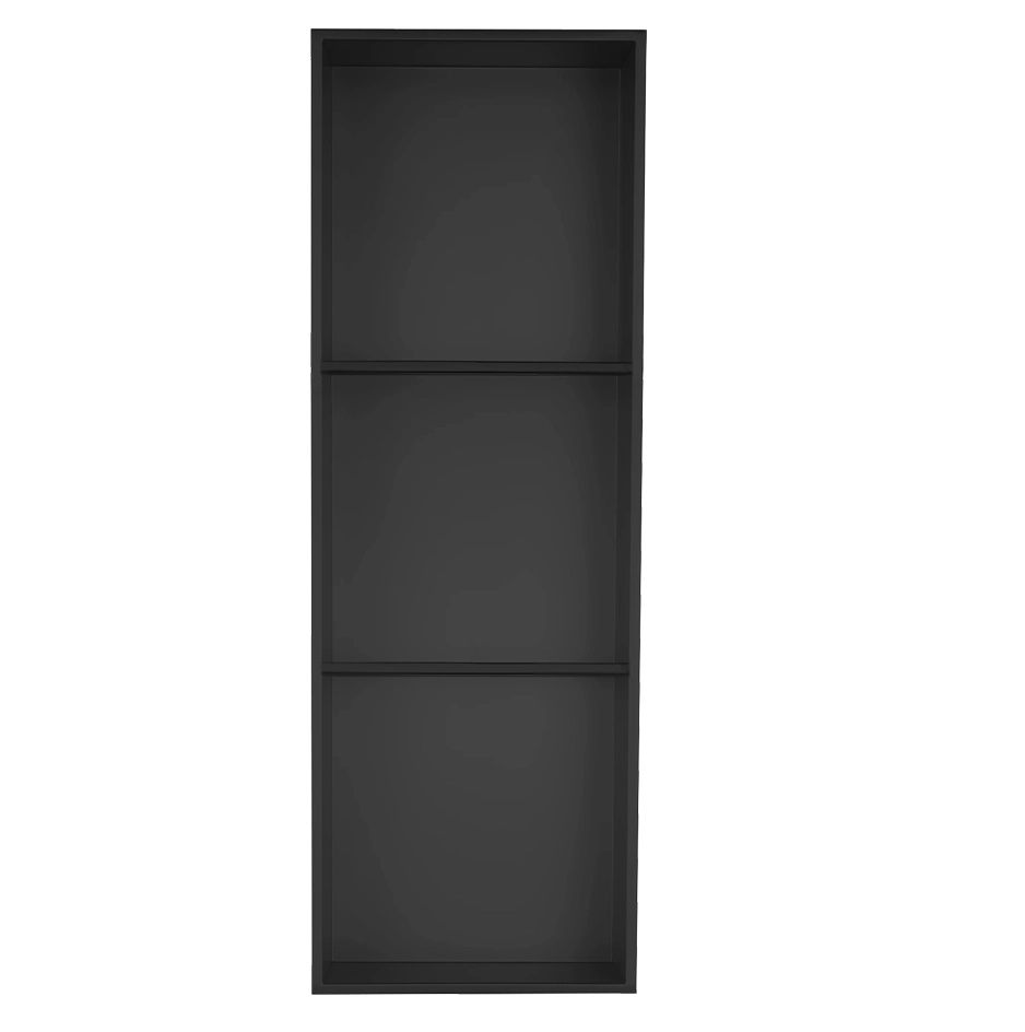 Kệ thẳng 1 tầng mạ PVD màu đen mờ Miken KW-BS19B (40cm) - Image 4