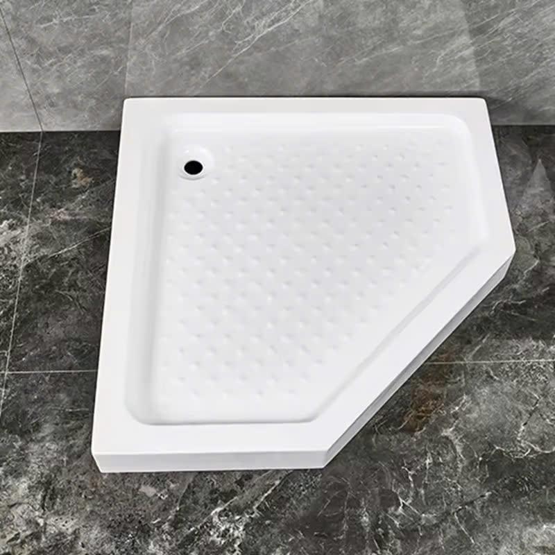 Khay tắm đứng vách kính góc Miken KTD105 (1050x1050x135mm)