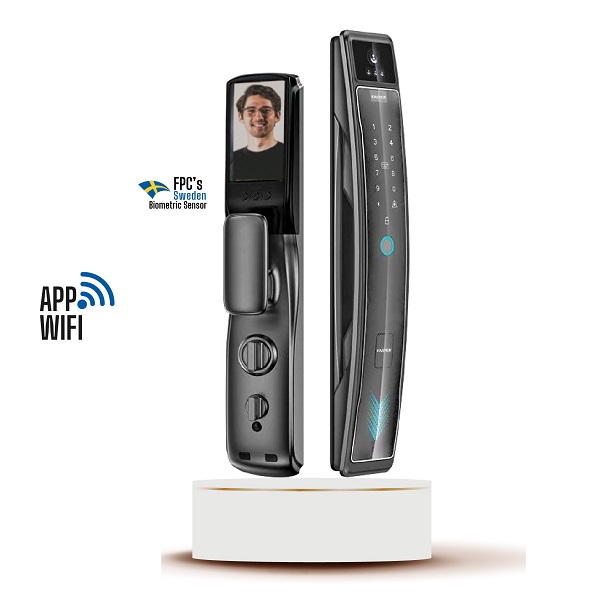 Khóa vân tay cửa nhôm Faster FS6800 GREY - Image 5