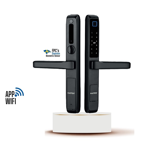 Khóa vân tay cửa nhôm Faster FS6901 BL - Image 5