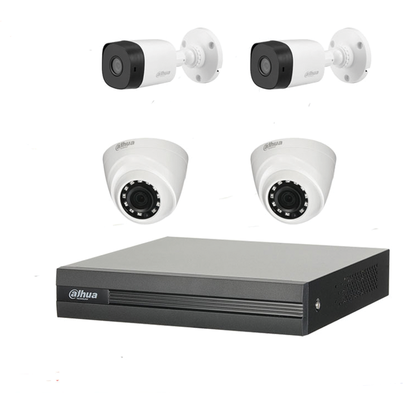 Lắp Đặt Trọn Bộ 4 Mắt Camera Dahua