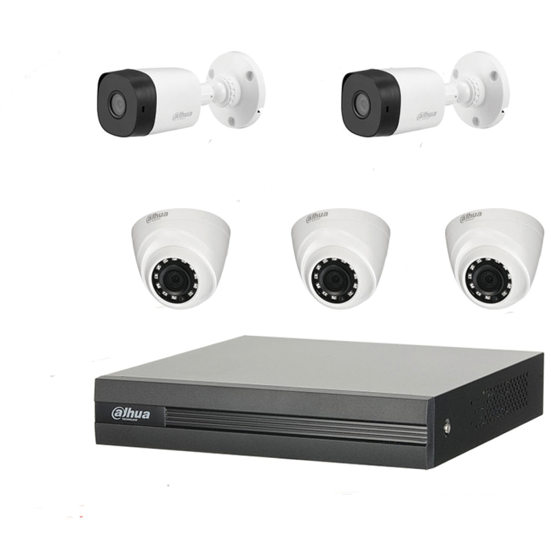 Lắp Đặt Trọn Bộ 5 Camera Dahua