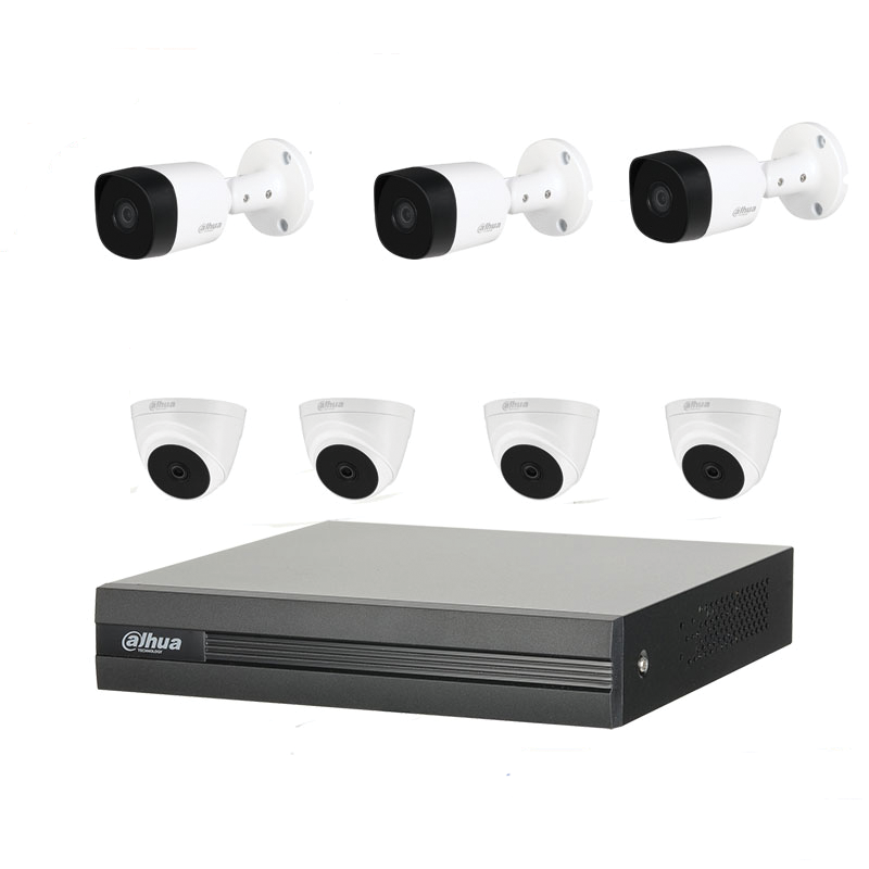 Lắp Đặt Trọn Bộ 7 Camera Dahua