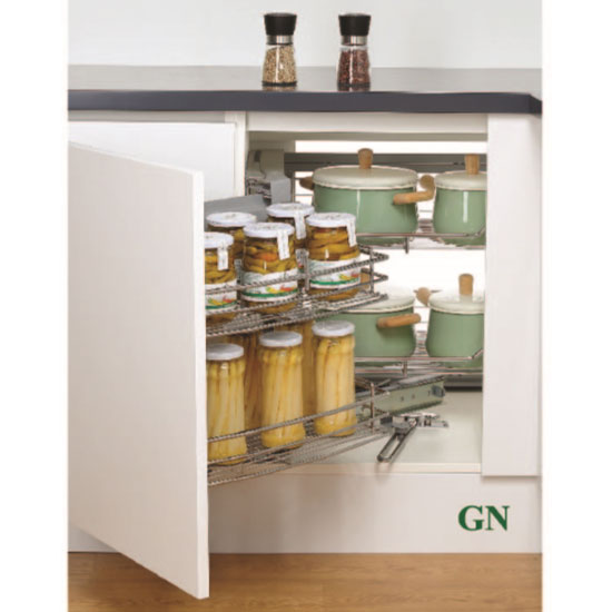 Mâm xoay 360 Inox nan tròn Grob GR304-360A - Image 5