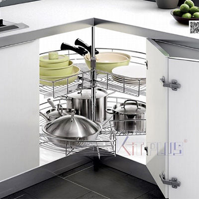 Mâm xoay Inox nan bóng mờ 3/4-270 Kit Plus DK270