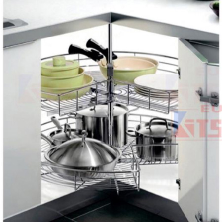 Mâm xoay tròn để xoong nồi góc tủ Eurokit GK012H - Image 4