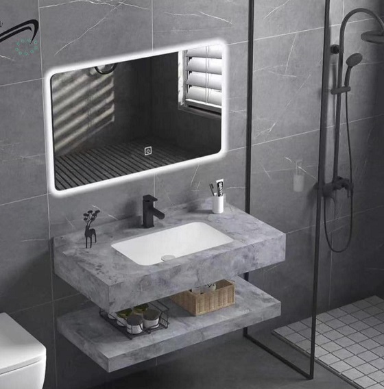 Mặt bàn đá chậu rửa lavabo HM-90119 - Image 3