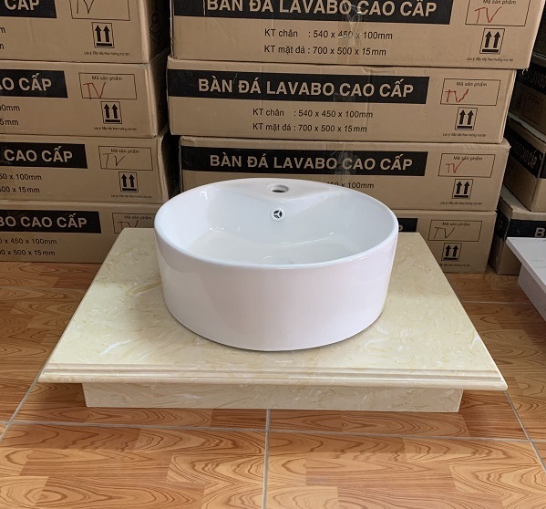 Mặt bàn đá chậu rửa lavabo HM-90119 - Image 4