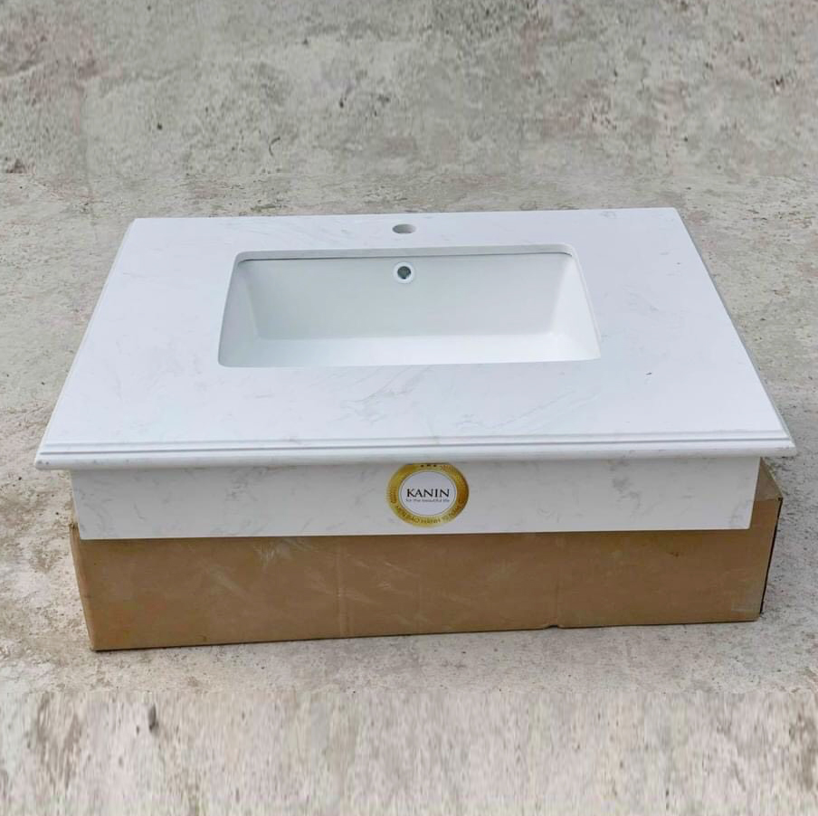 Mặt bàn đá chậu rửa lavabo HM-90120 - Image 5