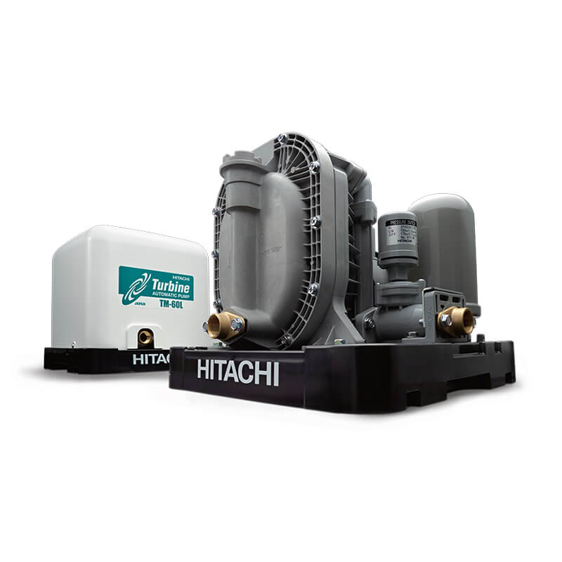 Máy bơm nước Tăng Áp Tự Động Hitachi WM-P300GX2 (Máy vuông) - Image 5