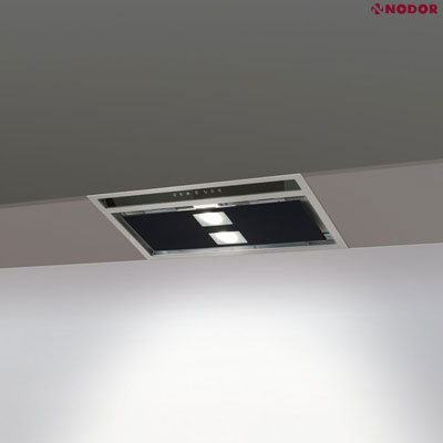 Máy hút mùi Nodor CUBE GLASS 900 WH - Image 4