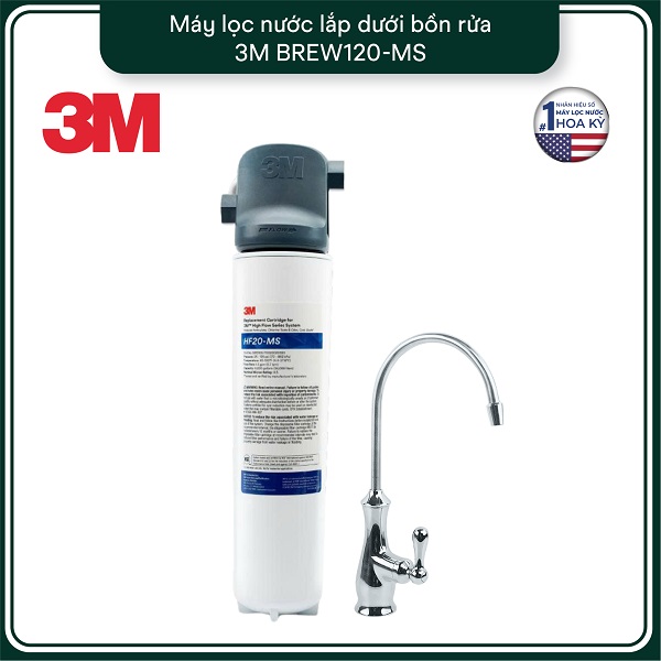 Máy Lọc Nước Lắp Dưới Bồn Rửa 3M ICE140-S Kèm Vòi 3M - Image 3