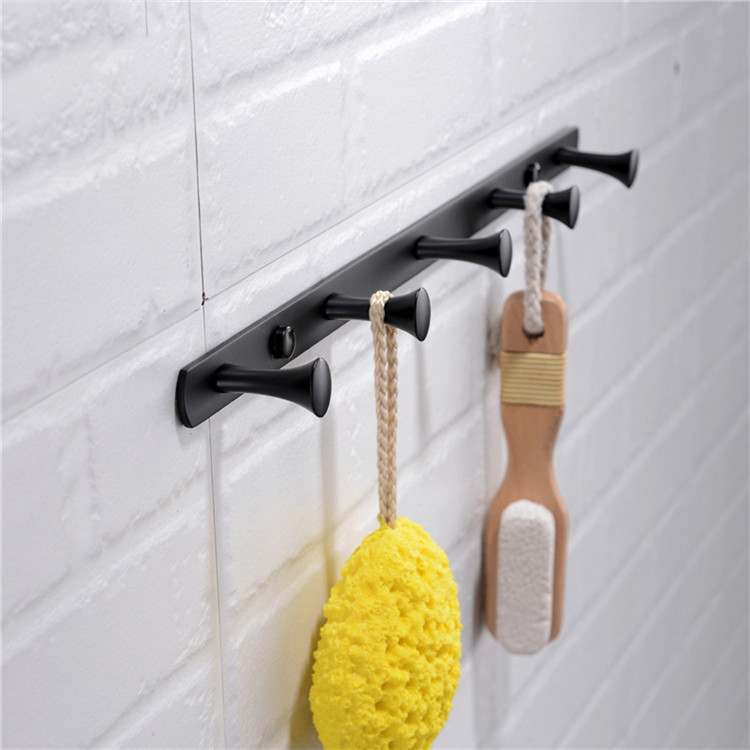 Móc áo 4 móc màu đen Miken MK-704B (29cm) - Image 3