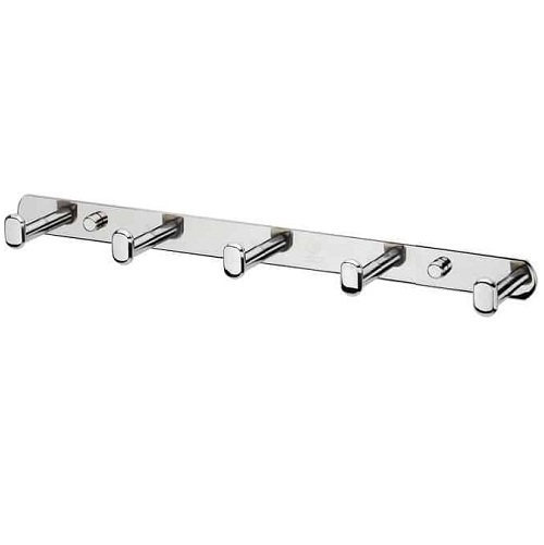 Móc áo treo tường 5 móc hình móng vuông SF-153-5 (40cm)