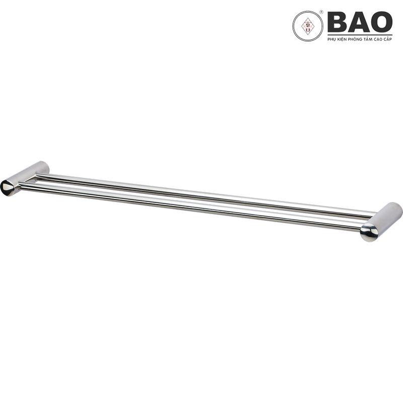 Móc áo treo tường mạ vàng 3 móc đôi BAO BN 223V - Image 6