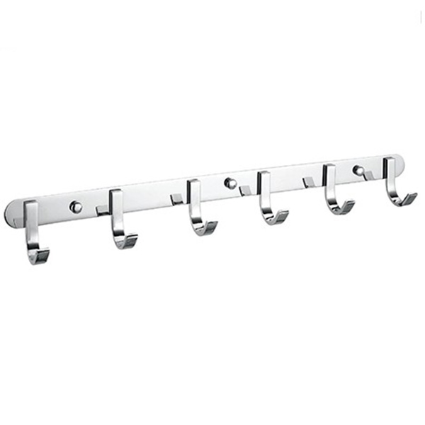 Móc quần áo 4 treo tường màu ghi xám EcoBath EC2005-4BU - Image 5