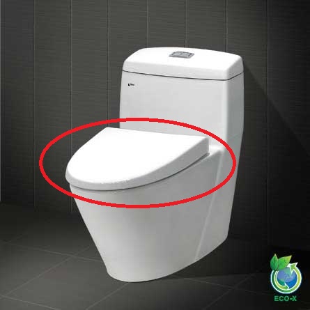 Nắp bồn cầu Caesar M232 (êm) - Thích hợp CD1340, CD1341, CD1345, CD1349 - Image 3