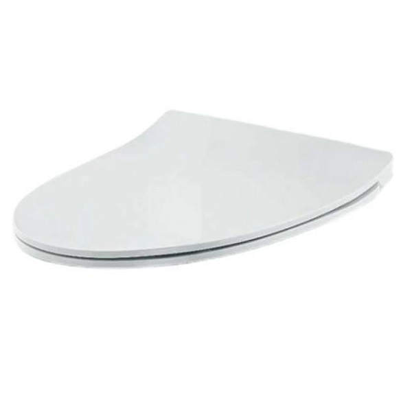 Nắp ngồi bồn cầu đóng êm màu đen hình vuông Miken MKN-0803 - Image 3