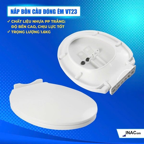 Nắp rửa bồn cầu Caesar M221 (nắp êm) - Thích hợp CD1320, CD1363, CD1375, CD1340, CD1341, CD1356 - Image 3