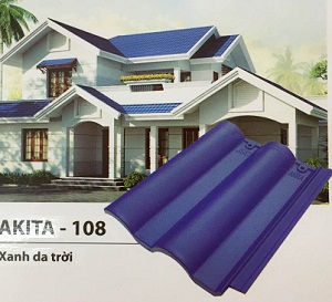 Ngói màu JSC Akita-10 - Đỏ gạch - Image 3