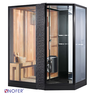 Nofer SN-601R (Xông khô, Xông ướt, massage) 1700x1200x2150 - Image 5