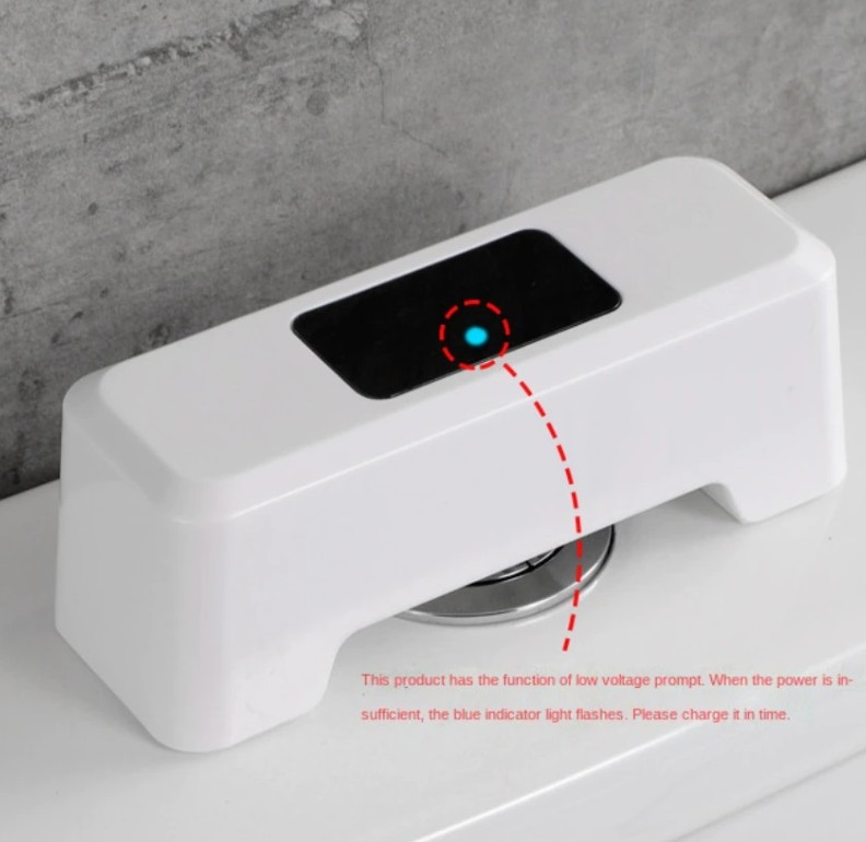Nút xả bồn cầu cảm ứng hồng ngoại không chạm xả tự động Miken MKX-0030 (Pin) - Image 4
