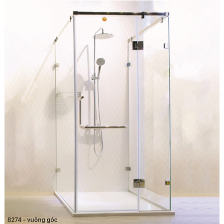 Phòng tắm vách kính Đình Quốc 8173-4 (cửa lùa) - Image 4