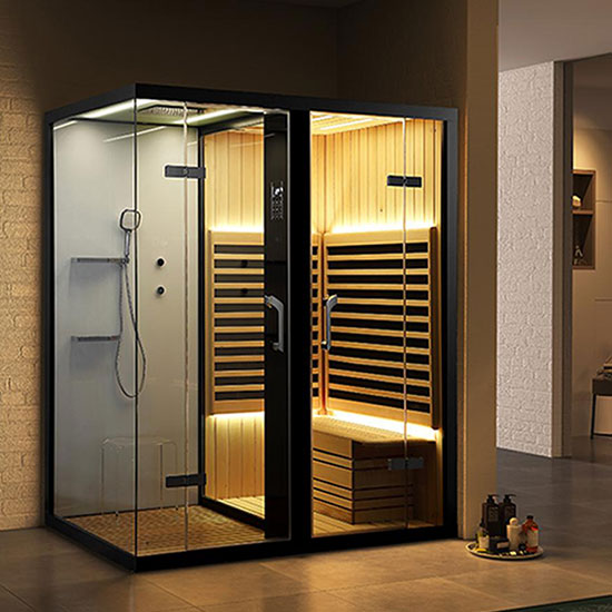 Phòng xông hơi Nofer NG-8159B (Ngọc trai- 1500x900x2160 mm) - Image 5