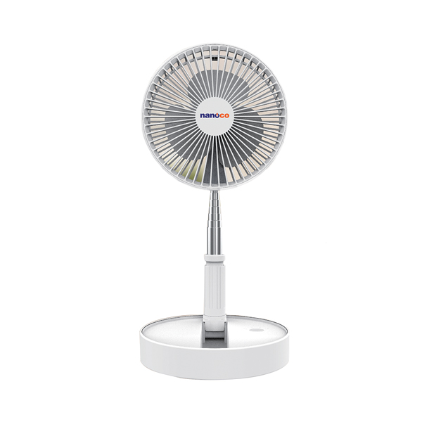 Quạt sạc điện Nanoco NRF6215W màu trắng - Image 5