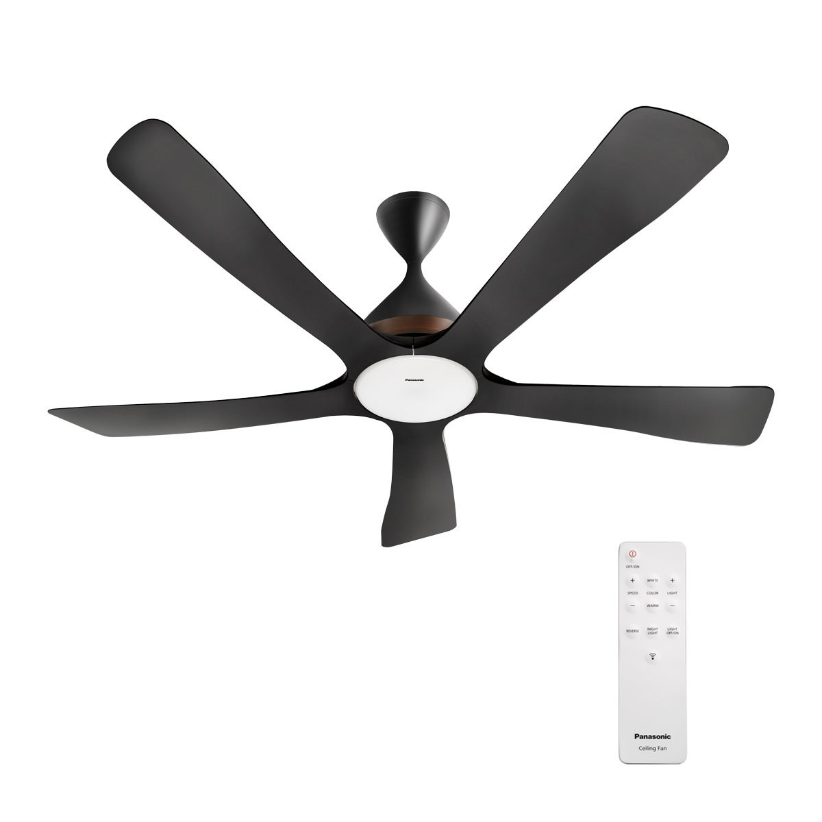 Quạt trần màu đen Panasonic F-60MZ2-KMS (Chiều dài Ti 9inch) - Image 4