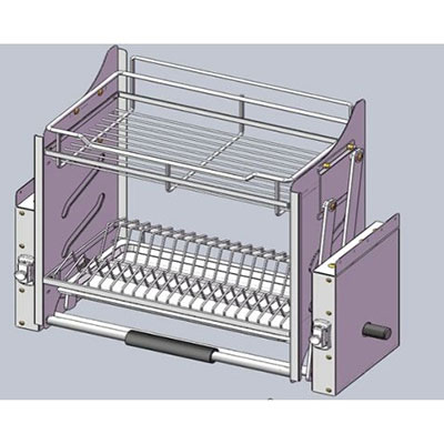 Ray bi 3 tầng không giảm chấn Faster FS BZ45001 350 - Image 4