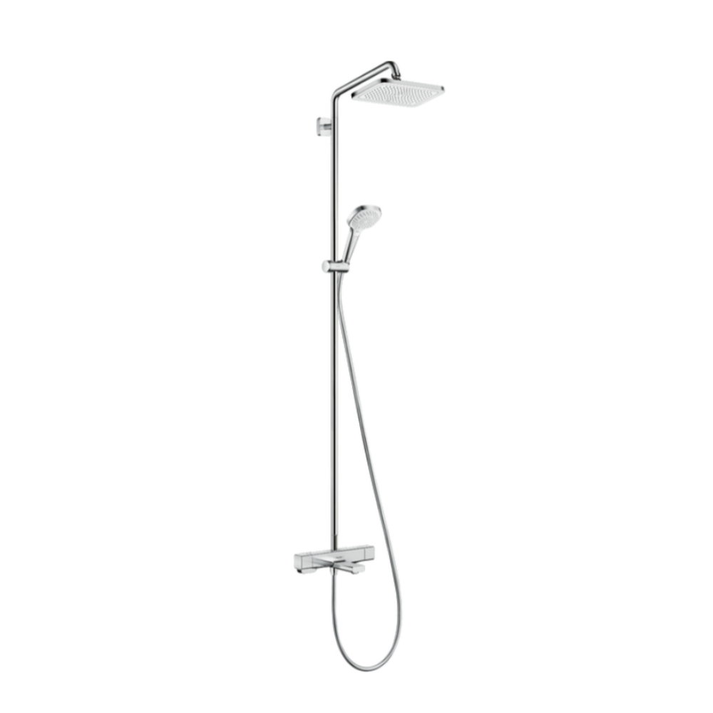 Sen cây bát tròn 2 vòi Hansgrohe màu trắng Pulsify S Showerpipe 260 2jet 24240700 - Image 5