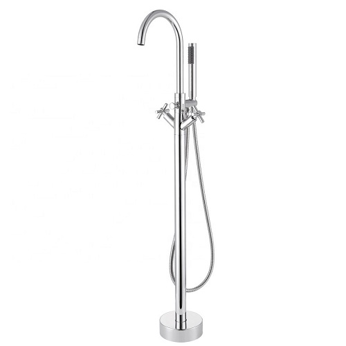Sen cây đặt sàn bồn tắm mạ màu vàng MKS-099G - Image 6
