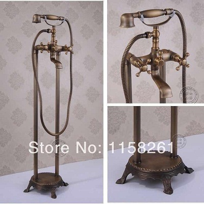 Sen cây đặt sàn cho bồn tắm màu đen Miken MKS-08408BR - Image 5