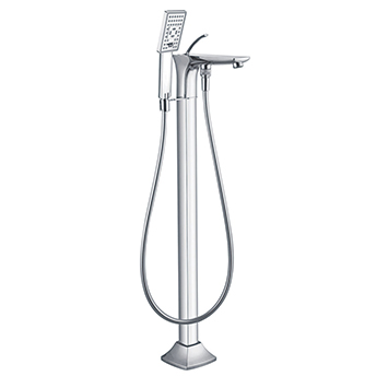 Sen cây đặt sàn cho bồn tắm màu vàng Miken MK-081G (vàng bóng hoặc vàng mờ) - Image 3