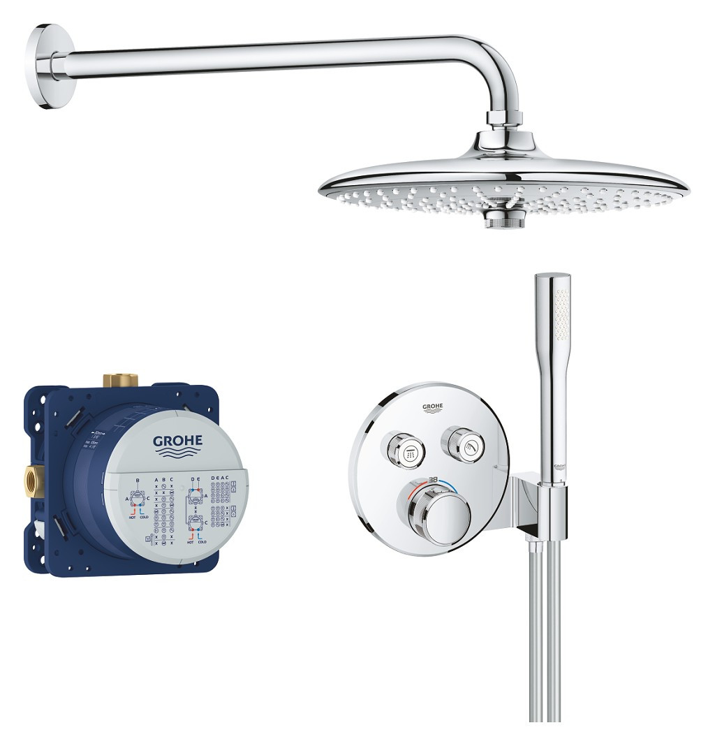 Sen Cây Grohe Euphoria SmartControl 260 kèm vòi xả bồn 26608000 - Image 5
