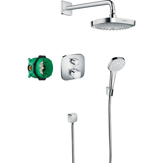 Sen cây nhiệt độ Raindance 180 Hansgrohe 27008400 - Image 5