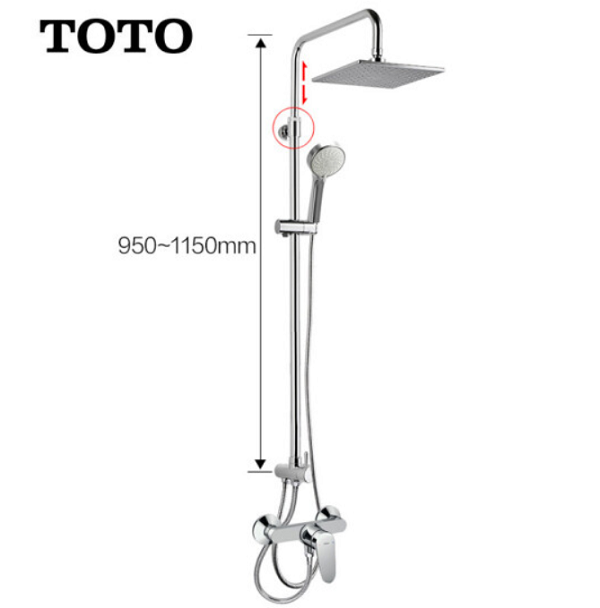 Sen cây nhiệt độ TOTO bát vuông TMGG40E-DM 911CS (Điều chỉnh được độ cao) - Image 5