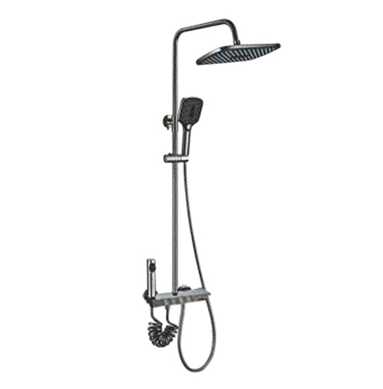 Sen cây tắm chống xước màu ghi Royal Join RA-91025
