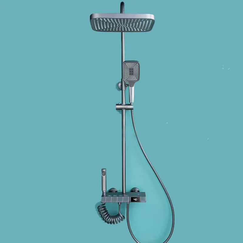 Sen cây tắm đứng màu đen Miken MK-96682BT - Image 5