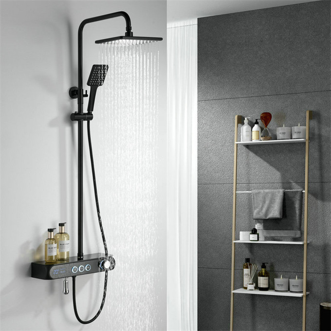 Sen cây tắm đứng màu xám ghi phím đàn Piano nhiệt độ Miken MJ1263GR - Image 4