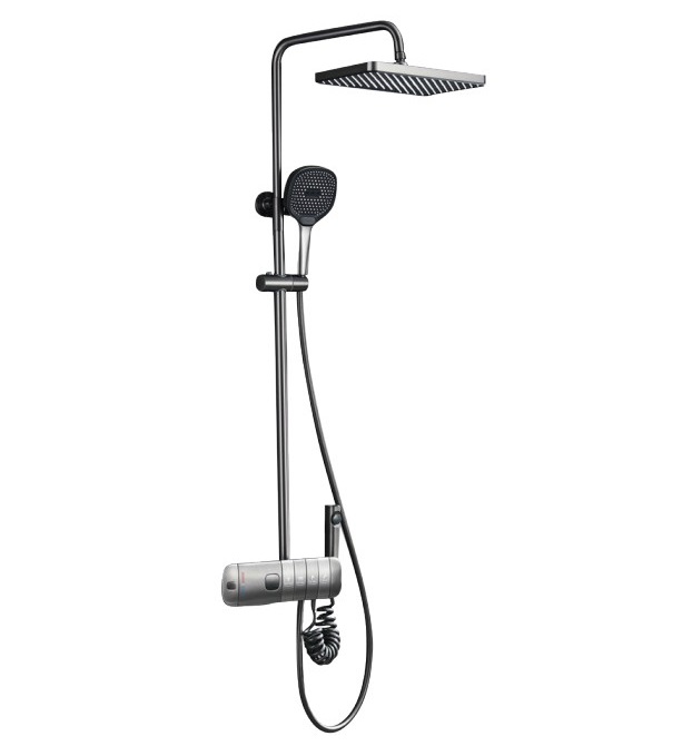 Sen cây tắm đứng màu xám ghi phím đàn Piano nhiệt độ Miken MK-S08120GR