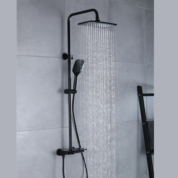 Sen cây tắm nhiệt độ bát vuông màu đen Miken MK-1445140B-MT - Image 5