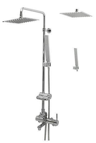 Sen cây tắm nhiệt độ Hàn Quốc ECOFA E367 (Bát vuông 25x25) - Image 5