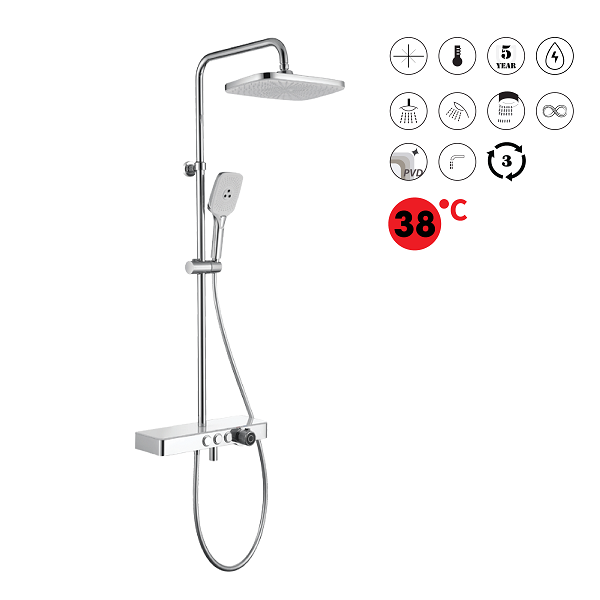 Sen cây tắm nóng lạnh Basic BW-607SC - Image 4