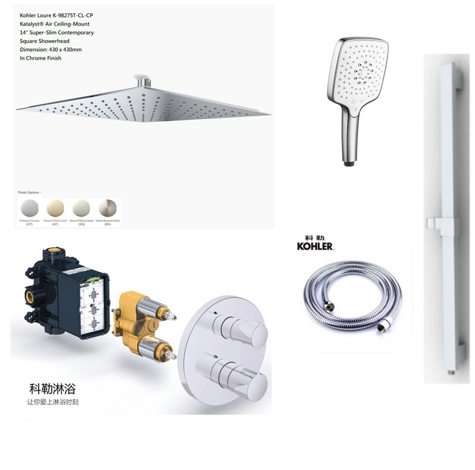 Sen cây tắm nóng lạnh Kohler K-97821T-9-CP - Image 5